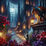 Oakhart Gargoyles Guard Print Framed | Angel Clothing