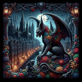 Oakhart Glimmer in the Gothic Print Framed | Angel Clothing