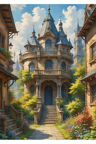 Oakhart The Whispering Turret Print Framed | Angel Clothing