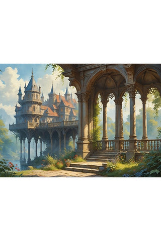 Oakhart The Summer Palace Print Framed | Angel Clothing