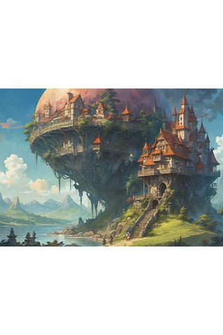 Oakhart The Moon's Retreat Print Framed | Angel Clothing