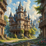 Oakhart The Castle Inn Print Framed | Angel Clothing