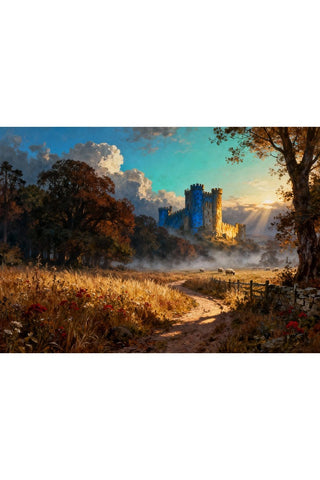 Oakhart Sunset Citadel Print Framed | Angel Clothing