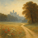 Oakhart Enchanted Meadow Print Framed | Angel Clothing