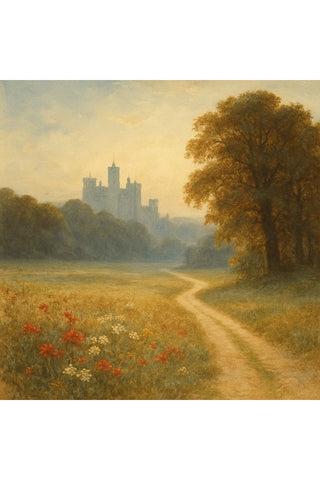 Oakhart Enchanted Meadow Print Framed | Angel Clothing