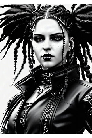 Oakhart Modern Valkyrie Print Framed | Angel Clothing