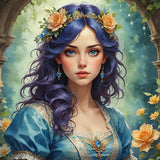 Oakhart Floral Crow Print Framed | Angel Clothing