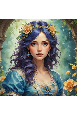 Oakhart Floral Crow Print Framed | Angel Clothing