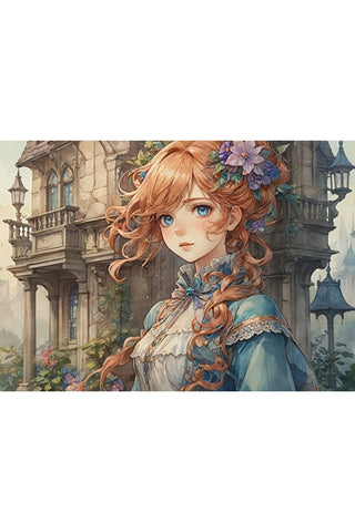 Oakhart Lace and Lavender Print Framed | Angel Clothing