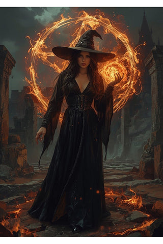 Oakhart Dark Magic Print Framed | Angel Clothing