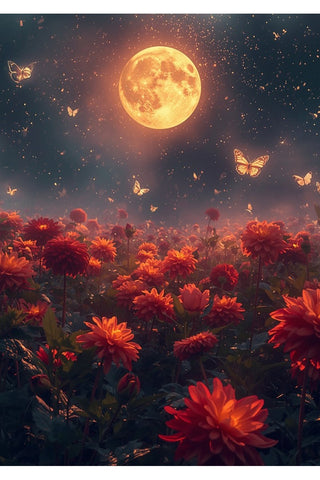 Oakhart Moonlit Meadow Print Framed | Angel Clothing