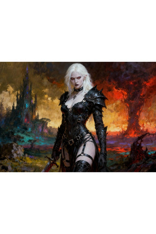 Oakhart The Dark Reign Ascendant Print Framed | Angel Clothing