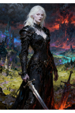 Oakhart Reign in Inferno Print Framed | Angel Clothing