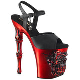 Pleaser Rapture 809-LT Red Shoes (UK7) | Angel Clothing