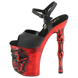 Pleaser Rapture 809-LT Red Shoes (UK7) | Angel Clothing