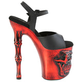 Pleaser Rapture 809-LT Red Shoes (UK7) | Angel Clothing