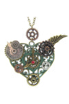 Steampunk Heart Necklace | Angel Clothing