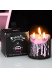 Small Pink Vampire Tears Pillar Candle | Angel Clothing