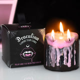 Small Pink Vampire Tears Pillar Candle | Angel Clothing