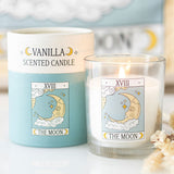 The Moon Vintage Tarot Vanilla Candle | Angel Clothing