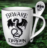 Alchemy Dragon is Stirring Mug and Spoon Set | Angel Clothing