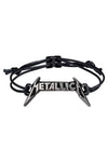 Alchemy Metallica Classic Logo Leather Wriststrap | Angel Clothing