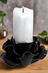 Alchemy Black Rose Candle Holder/Pot