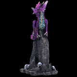 Amethyst Rune Protector Dragon Figurine | Angel Clothing
