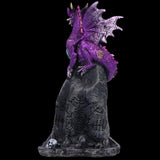 Amethyst Rune Protector Dragon Figurine | Angel Clothing