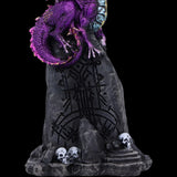 Amethyst Rune Protector Dragon Figurine | Angel Clothing