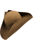 Army Military Tricorn Wool Pirate Hat | Angel Clothing