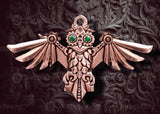 Steampunk Engineerium Aviamore Owl Brooch | Angel Clothing