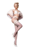 Ballerina 586 Ivory Hold Ups | Angel Clothing