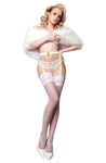 Ballerina 588 White Hold Ups | Angel Clothing