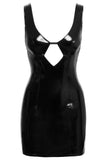 Black Level Sleeveless Vinyl Dress | Angel Clothing