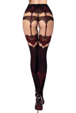 Black Secret BS130 Crotchless Tights | Angel Clothing