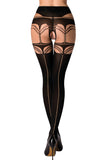 Black Secret BS131 Crotchless Tights | Angel Clothing