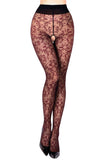 Black Secret BS135 Crotchless Tights | Angel Clothing
