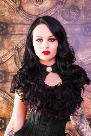 Burleska Dita Top Black | Angel Clothing