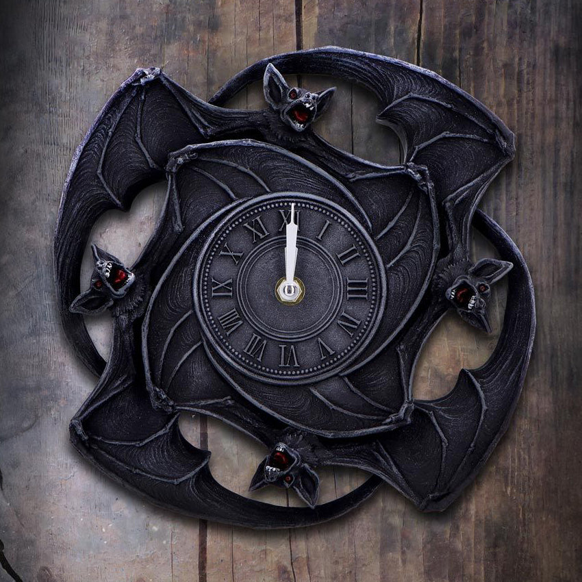 Creatures of the Night Bat Wall Clock – Angel Clothing
