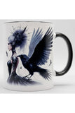 Raven Cyber Goth and Raven Mug Art095 | Angel Clothing