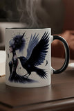 Raven Cyber Goth and Raven Mug Art095 | Angel Clothing