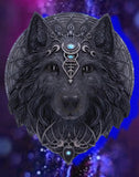 Dark Wolf Moon Plaque | Angel Clothing