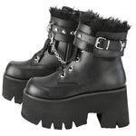DemoniaCult ASHES 57 Boots Black | Angel Clothing