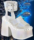 DemoniaCult CAMEL-102 Shoes White | Angel Clothing