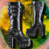 DemoniaCult CHARADE 206 Boots | Angel Clothing