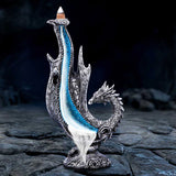 Dragon Flare Backflow Incense Burner 24cm | Angel Clothing
