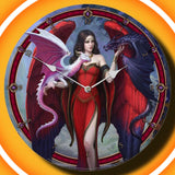 James Ryman Dragon Mistress Clock | Angel Clothing