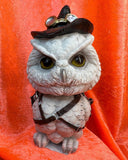 Feathered Inventor Steampunk Owl Bobblehead | Angel Clothing