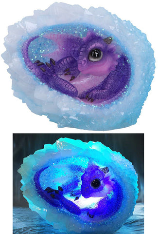Geode Nest Purple LED | Angel Clothing
